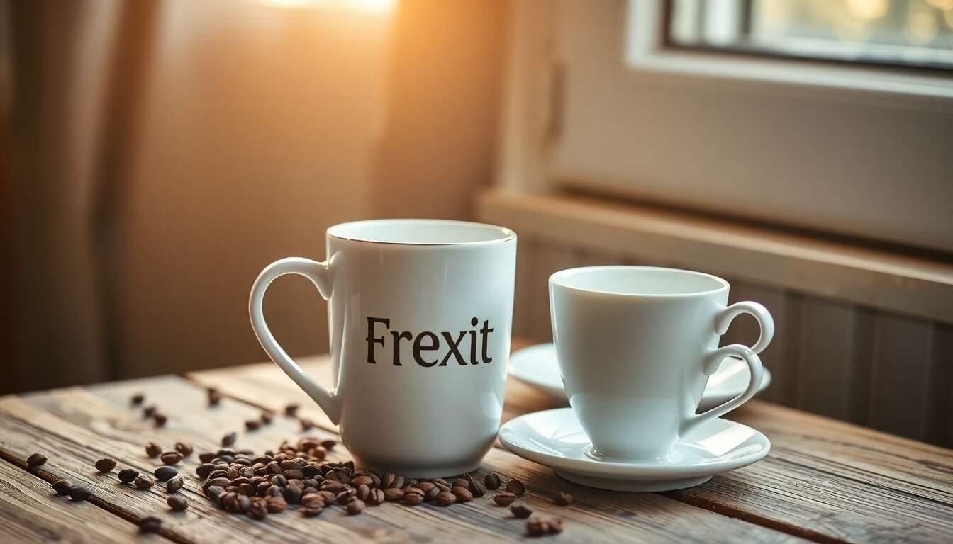 Pourquoi choisir des mugs imprimés Frexit pour vos moments café ?